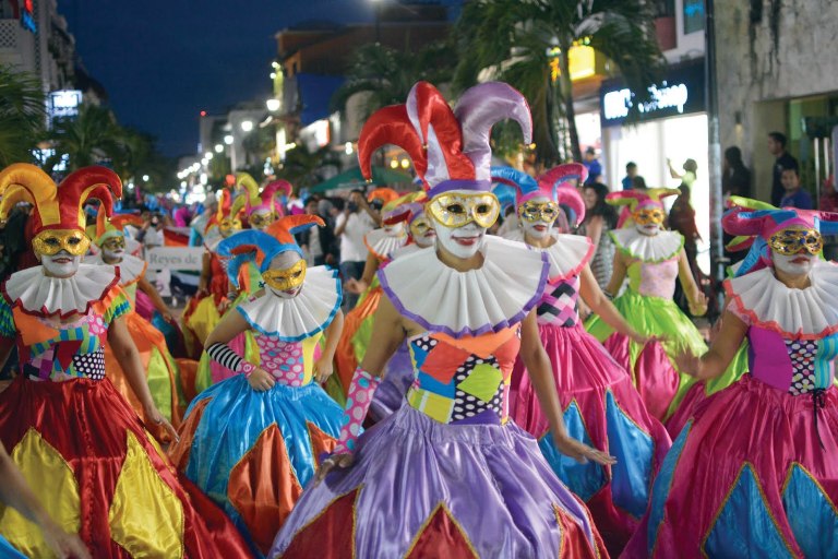 15. Playa del Carmen Carnival