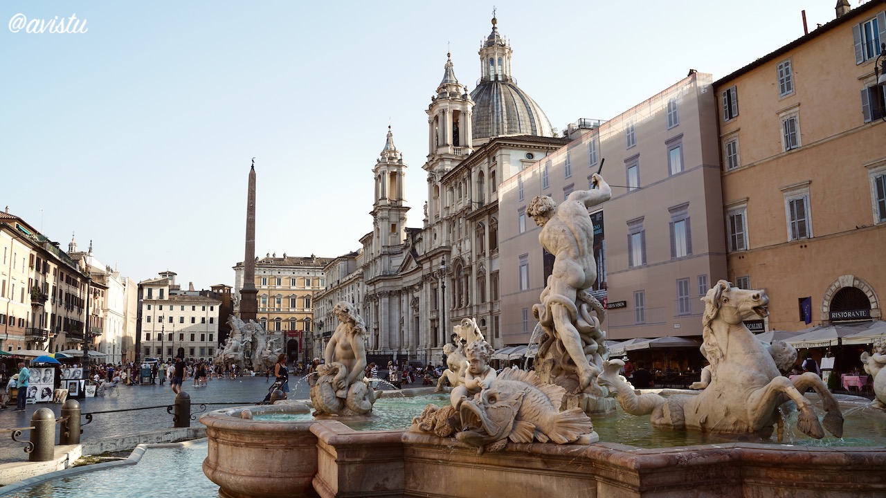 Piazza Navona in Rome [(c) Photo: @avistu]