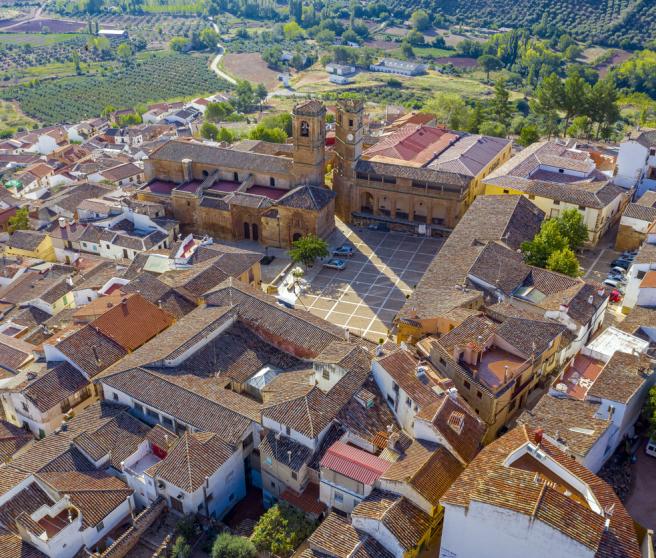 Plaza Mayor of Alcaraz.