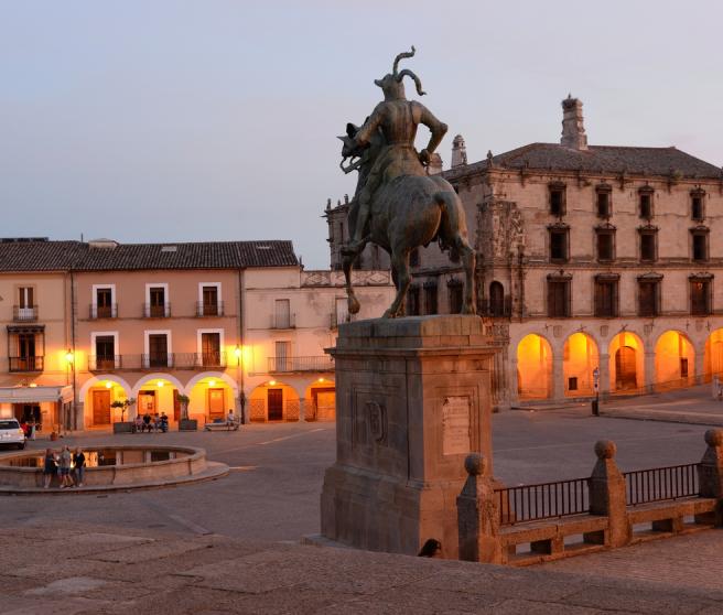Plaza Mayor of Trujillo.