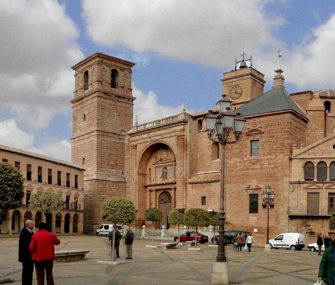Plaza Mayor of Villanueva de los Infantes.
