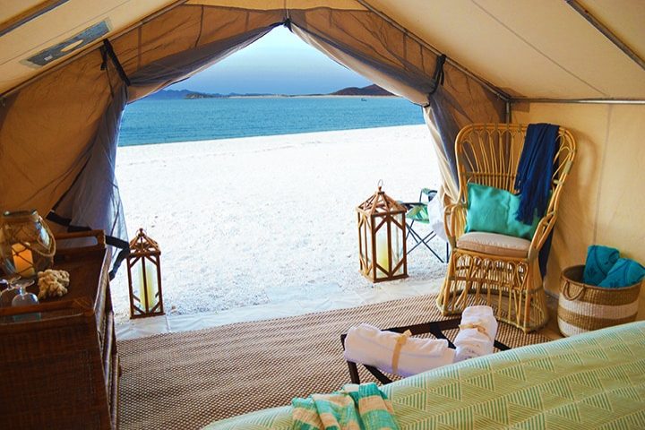 Glamping in peace.  Photo Tourism La Paz.