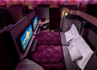 The experience of flying in Business with Qatar Airways