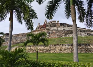 The San Felipe Castle, one of the treasures of Cartagena de Indias