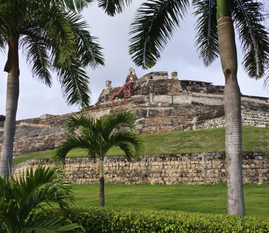 The San Felipe Castle, one of the treasures of Cartagena de Indias