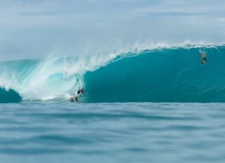 Surfing in the Colombian jungle