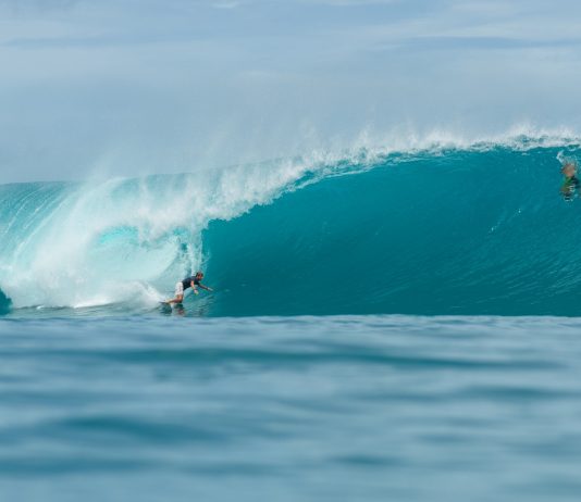 Surfing in the Colombian jungle