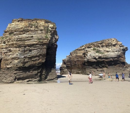 The Beach of the cathedrals in Lugo. One of the most beautiful places in Galicia