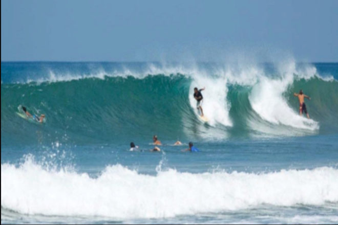In Playa Grande, apart from surfing, you can also watch the impressive sunset every day.