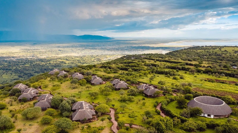 General view of the Lodge in Tanzania