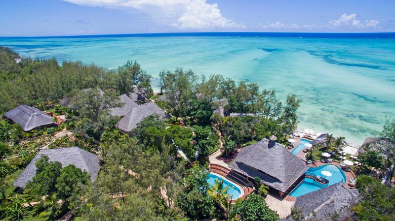 Aerial view of Tulia Zanzibar