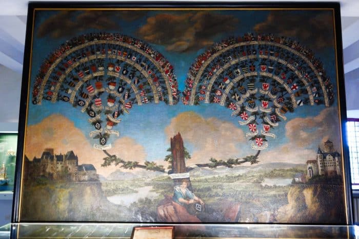 Interior of the Castle of Eltz