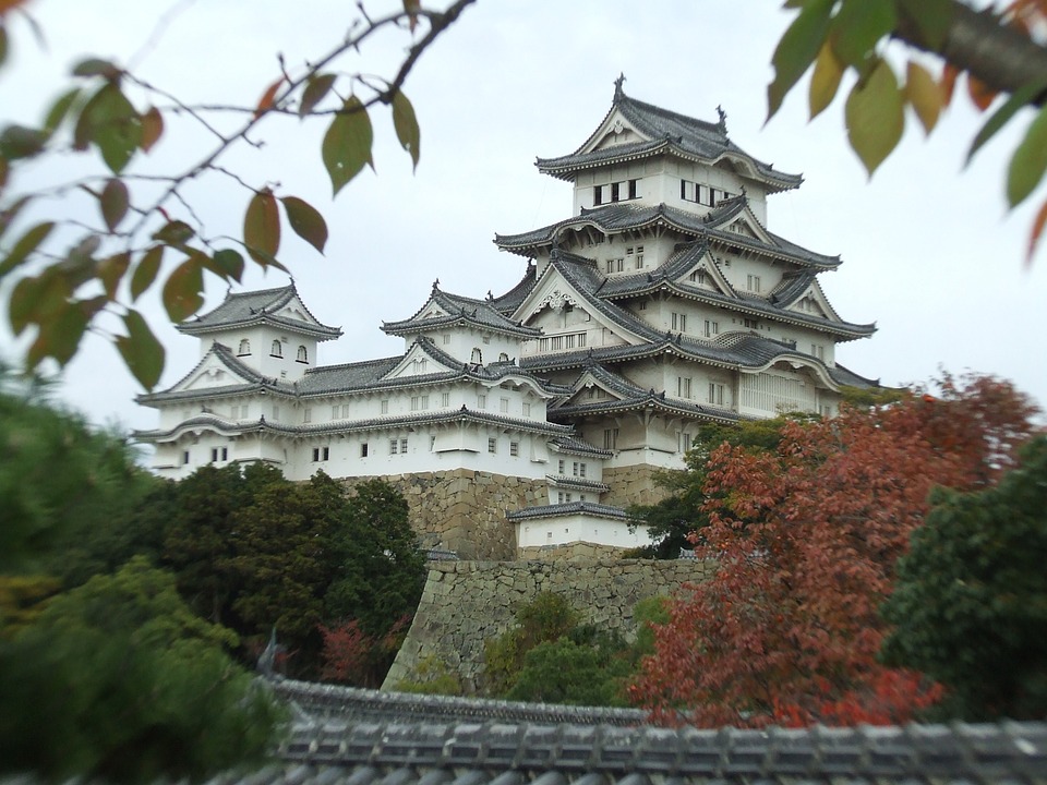 Himeji castle.  himeji castle.  most beautiful castles in the world