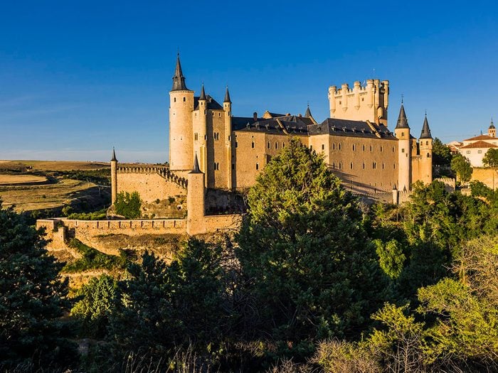Castles: Alcazar of Segovia, Spain.