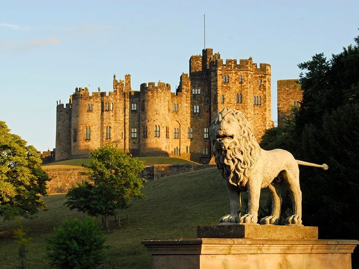 Alnwick Castle, England.