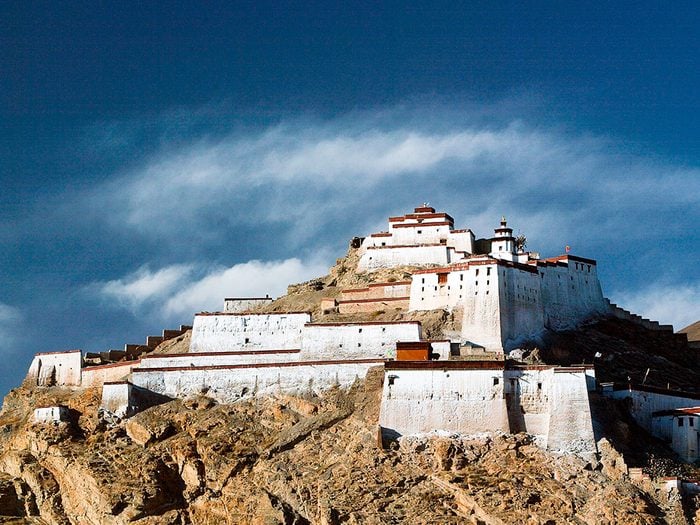 Castlex: Gyantse Dzong au Tibet.