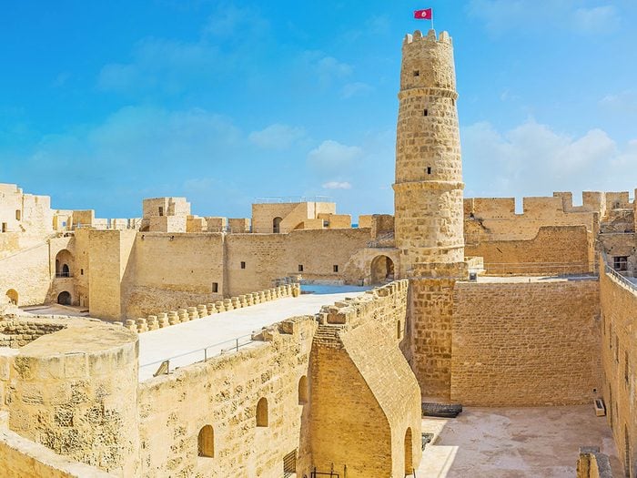 Castles: Ribat of Monastir in Tunisia.