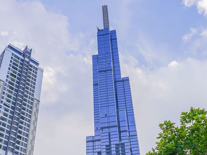 Vincom Landmark 81 is one of the tallest skyscrapers in the world.