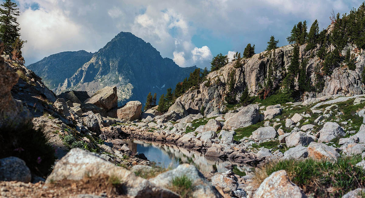 Sunset in the Mercantour