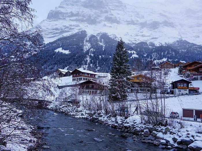 Grindelwald in Switzerland is one of 13 cities in the world that are beautiful in the snow.